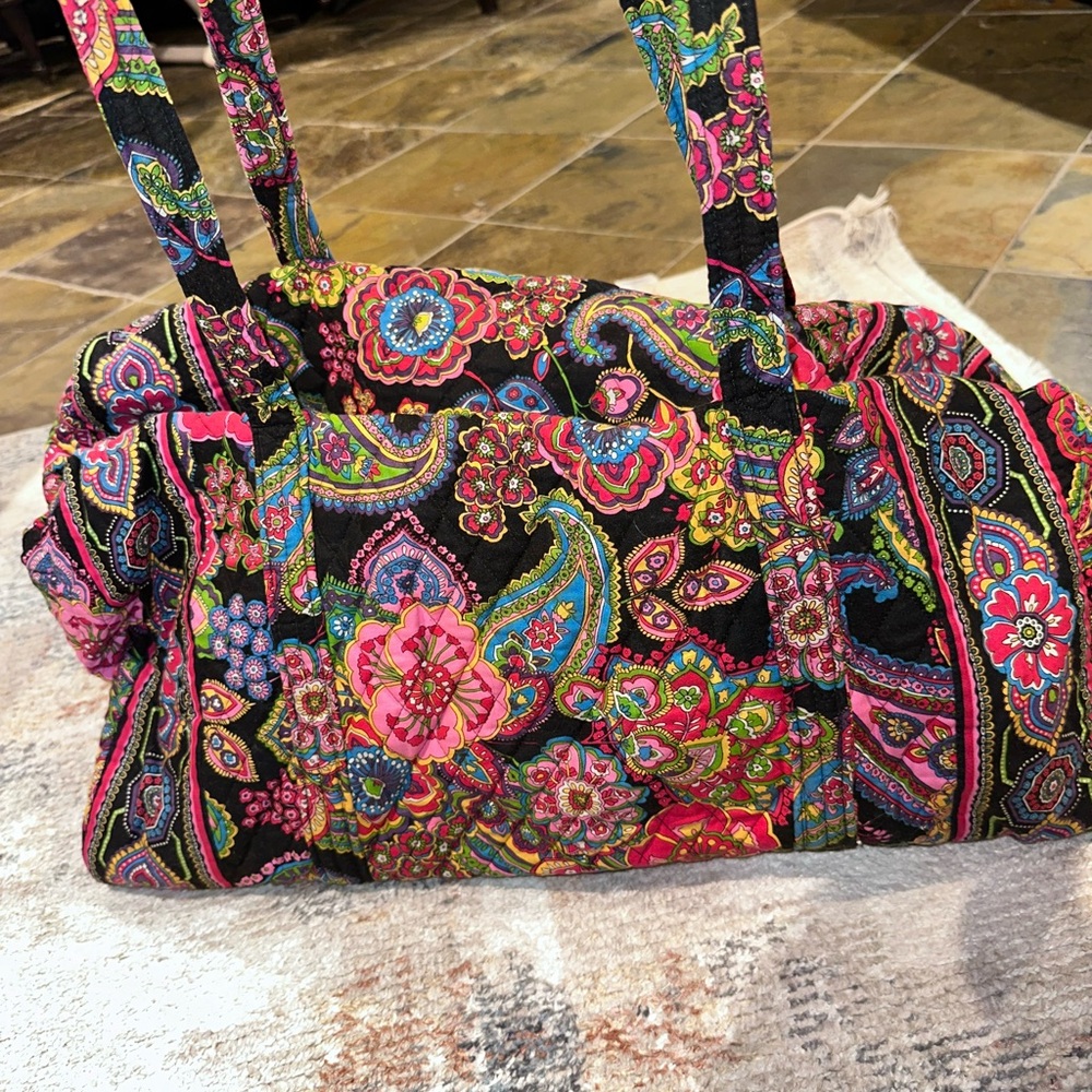 Vera Bradley Multicolor Paisley Travel Bag - Picture 2 of 4